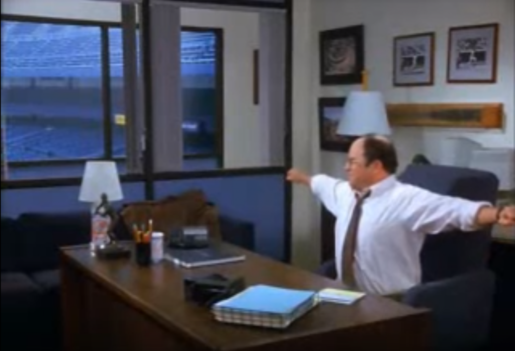 Seinfeld-George-sleeping-under-his-desk-YouTube-1024x698
